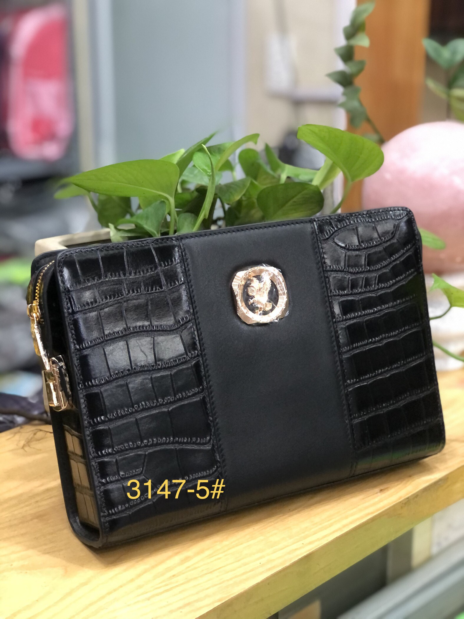 VÍ CẦM TAY DA THẬT